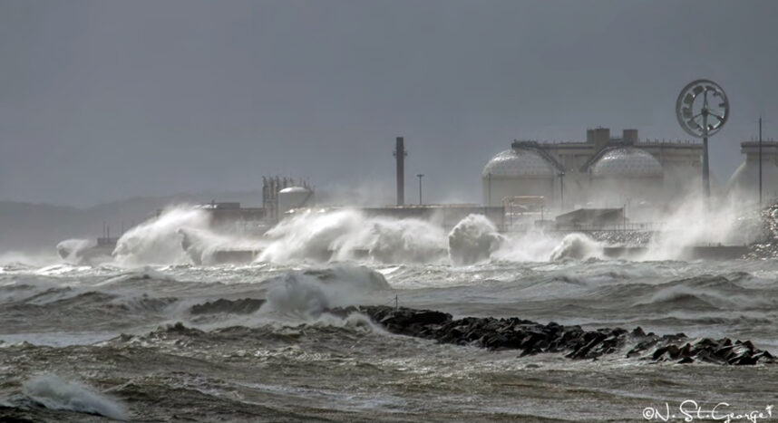 Storm @Deer Island Treatment Plant